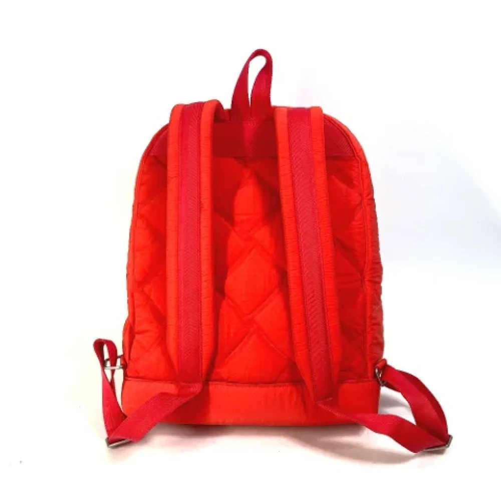 Bottega Veneta Vintage Pre-owned Fabric shoulder-bags Red Heren