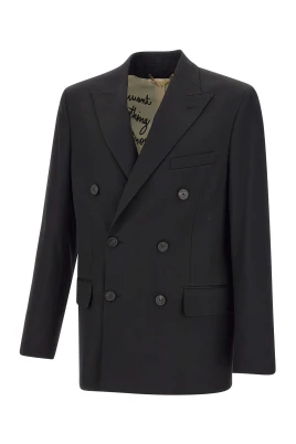 Svart Ull Dave Blazer Jacka