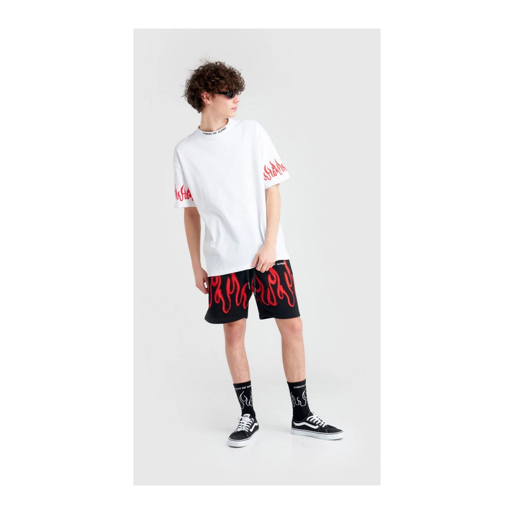 Vision OF Super Katoen Korte Overalls Red Heren