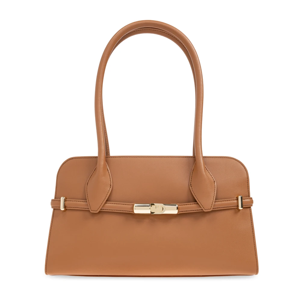 Furla Schoudertas Goccia Medium Brown Dames