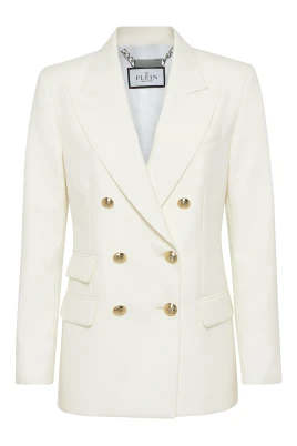 Wool Marine Fit Blazer LS