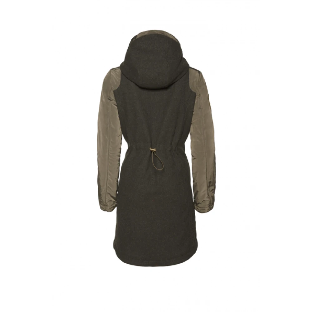 aeronautica militare Parka met capuchon Green Dames