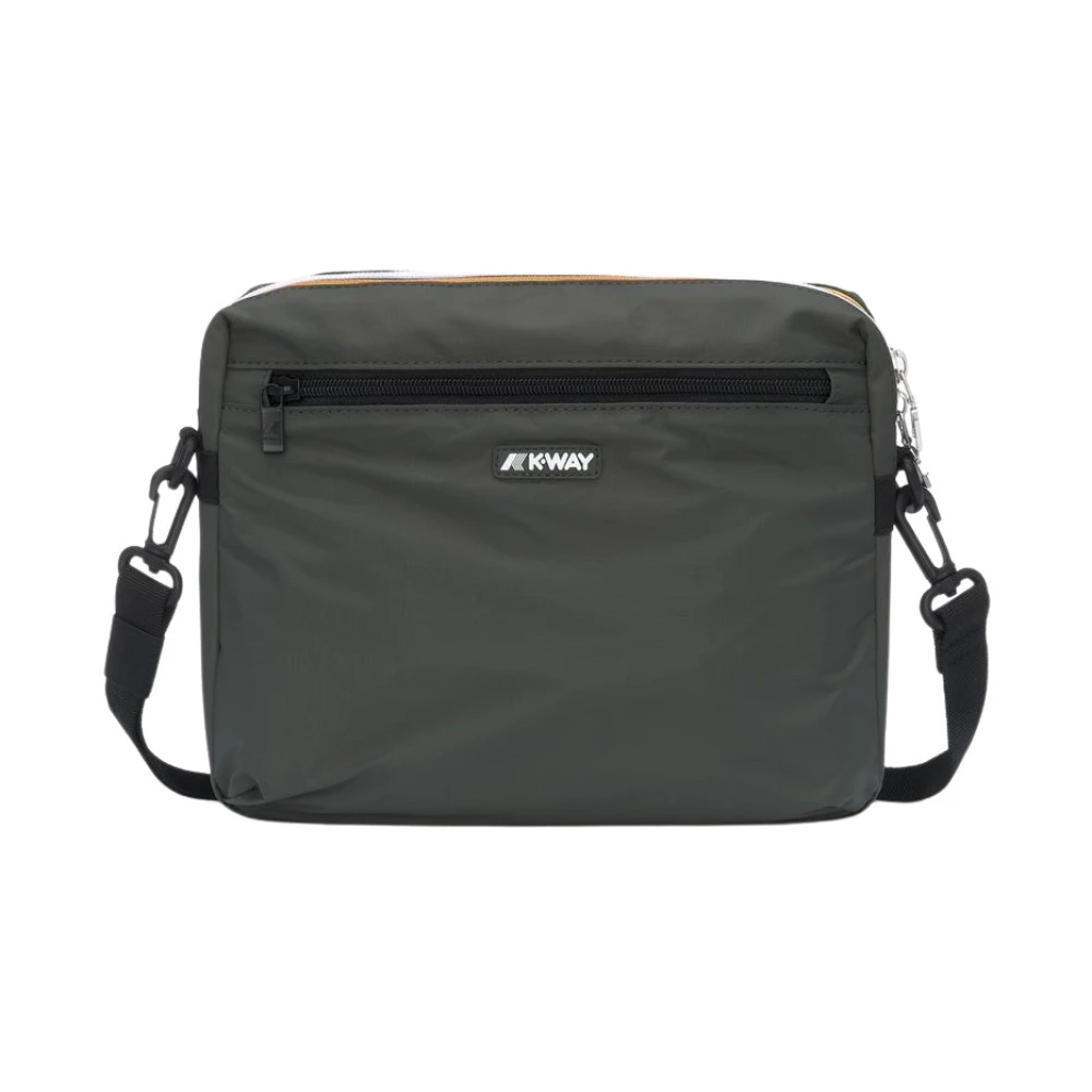 K-Way Herren Grün Moire Pouch Bag