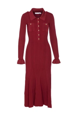 Bordeaux Klänning AW25 Elegant Chic Style