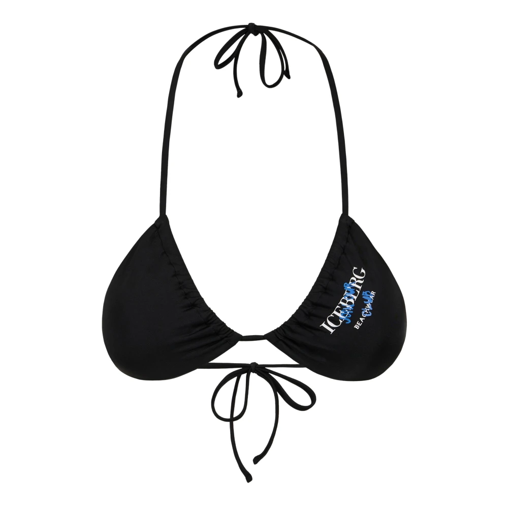 Iceberg Donna Nero - Triangle Bikini Top - Swimwear - S