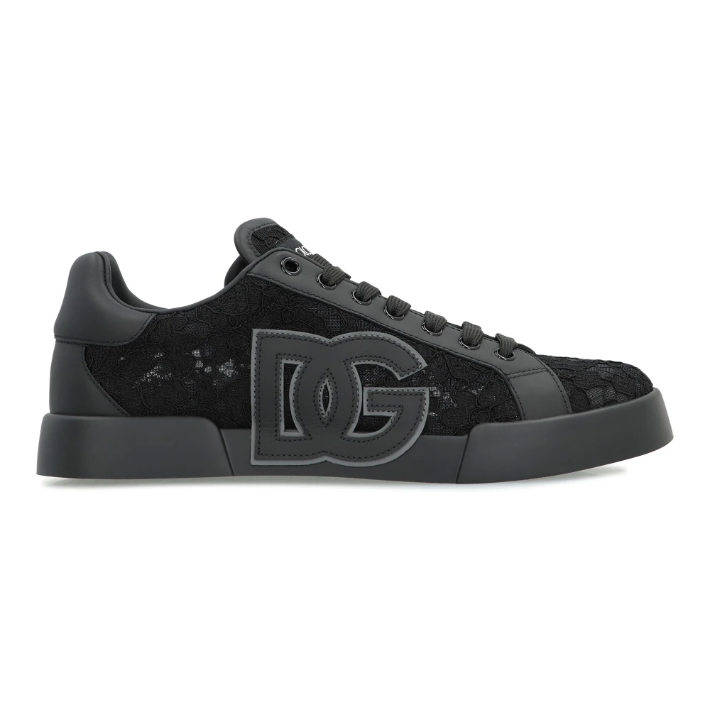 Dolce & Gabbana Taormina Low-top sneakers Dames Schoenen Zwart
