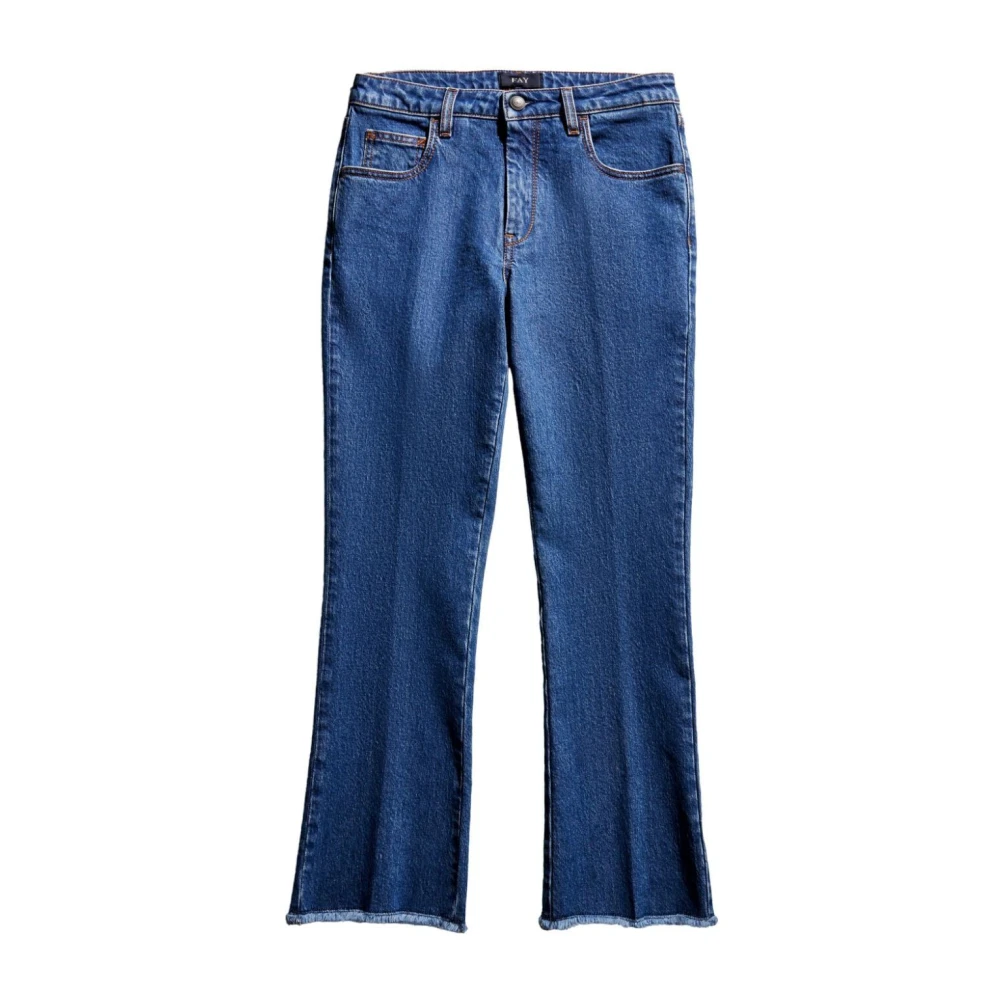 Jeans > Cropped Jeans - - Fay - Modalova