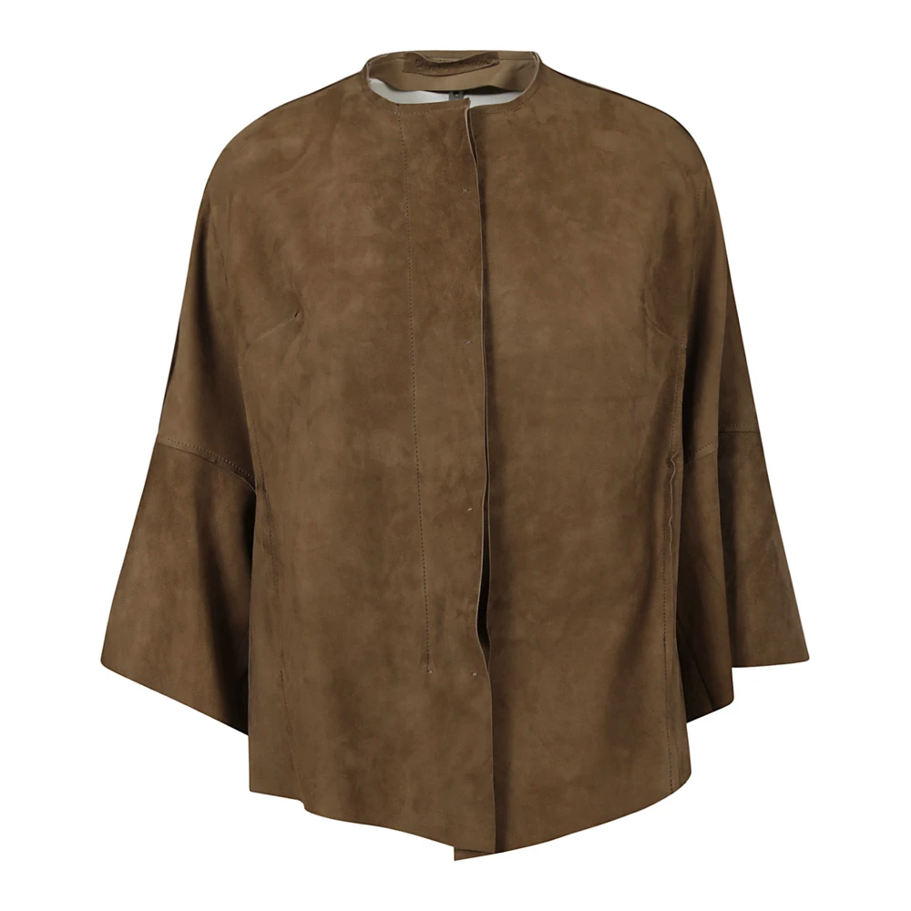 Salvatore Santoro Stijlvolle Jas Brown Dames