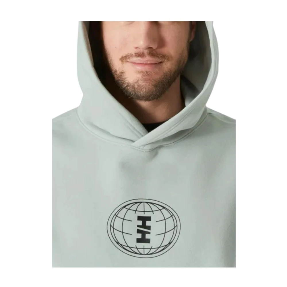 Helly Hansen Grafische Fleece Trui Green Heren