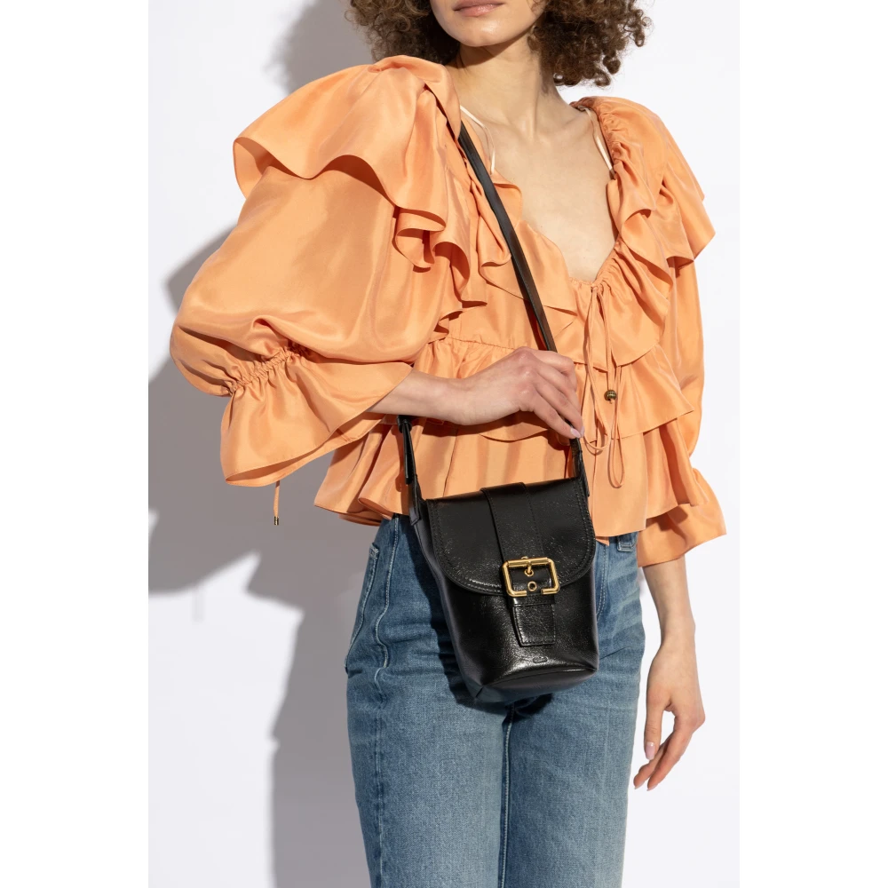 Chloé Schoudertas Camera Mini Black Dames