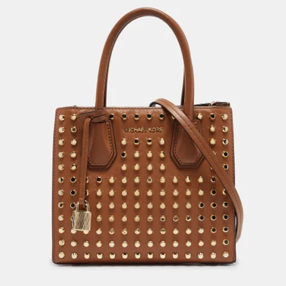 Michael Kors Pre-owned Leather totes Brown Dames