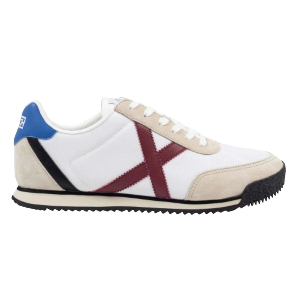 Munich Retro-geïnspireerde stads sneaker Heren Schoenen Wit