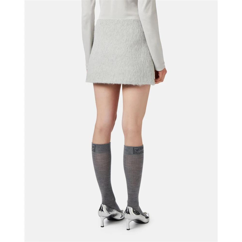 Iceberg Velours stof minirok Gray Dames