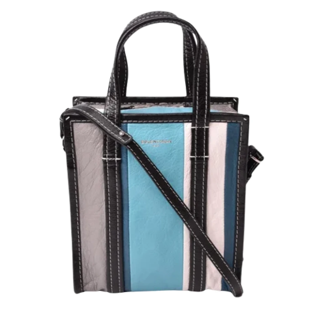 Balenciaga Vintage Pre-owned Leather handbags Blue Dames