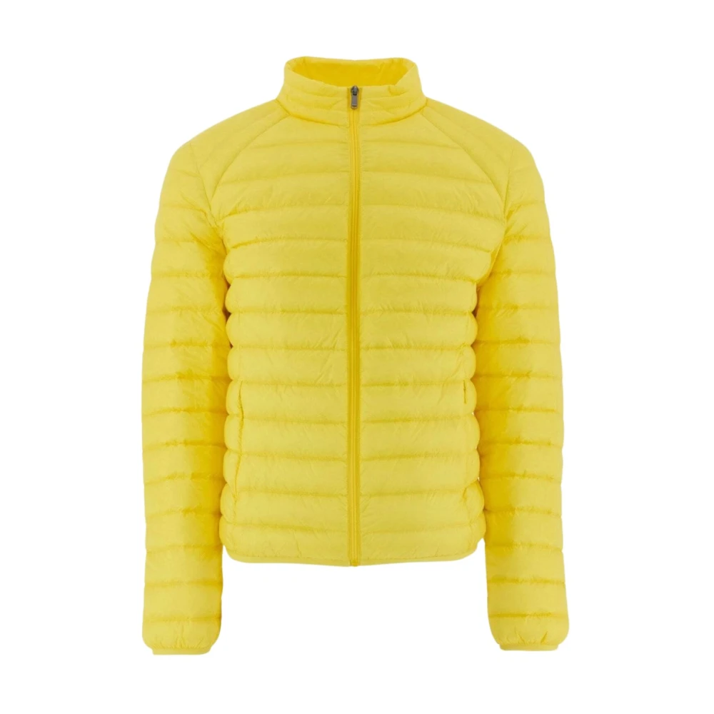 Jott Lichte getailleerde donsjack Geel Yellow Heren
