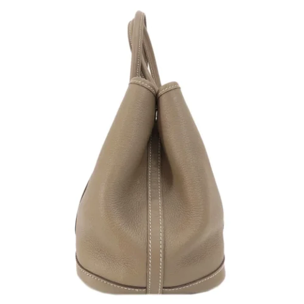 Hermès Vintage Pre-owned Fabric totes Beige Dames