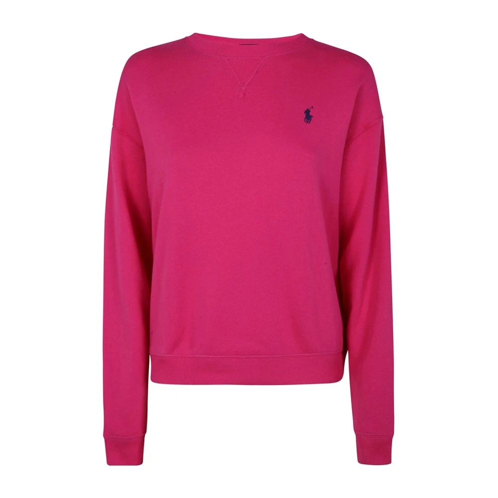Polo Ralph Lauren Roze Sweater Sweatshirt Lange Mouwen Pink Dames