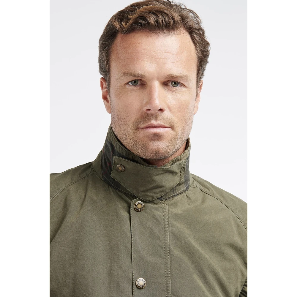 Barbour Casual Olijfkleurige Jas Green Heren
