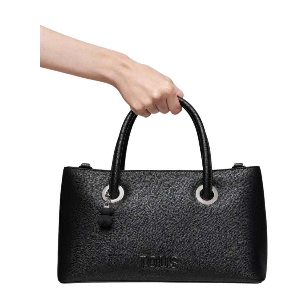 Tous City Poppy Zwarte Handtas Black Dames