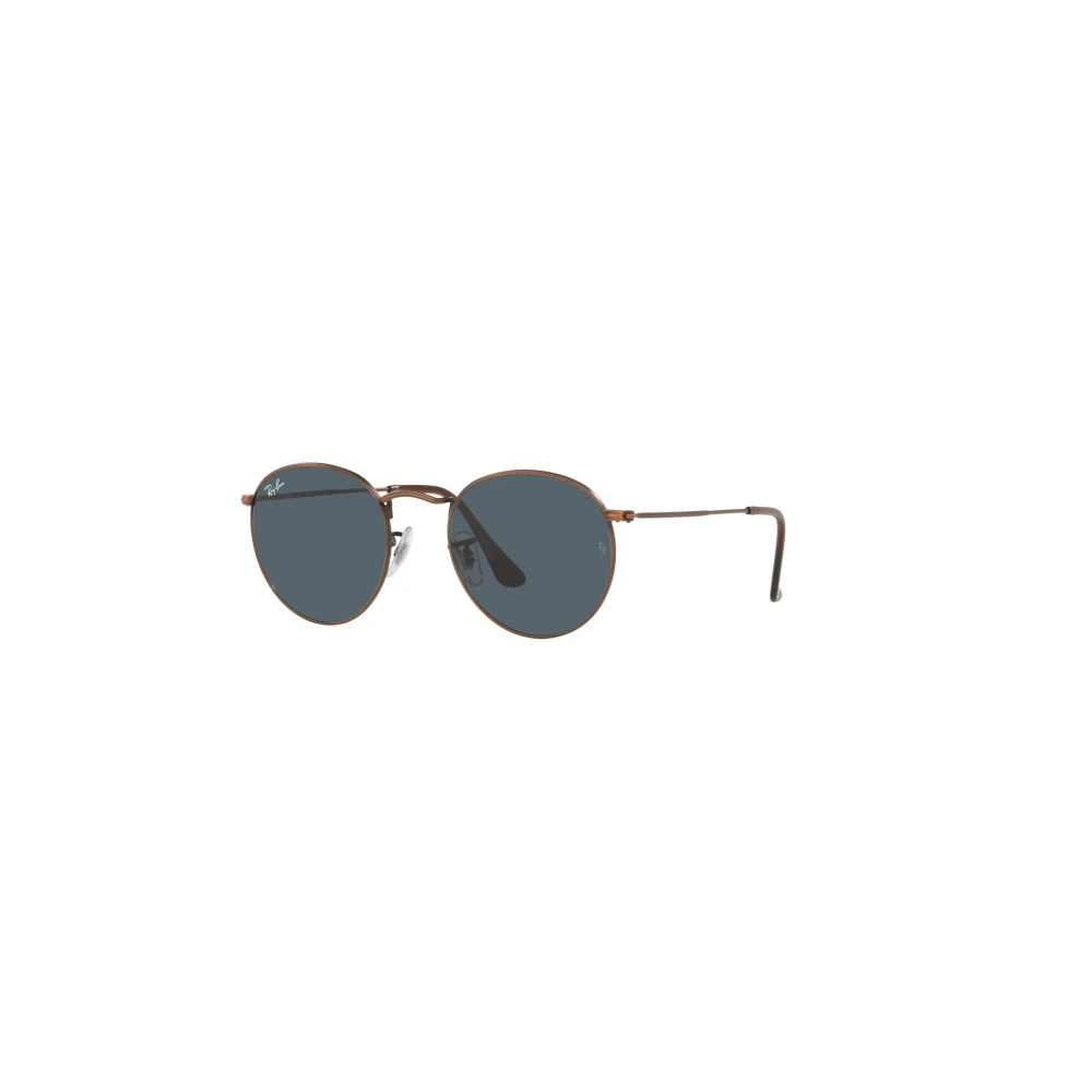 Ray-Ban Men's Brown Round Metal Sunglasses