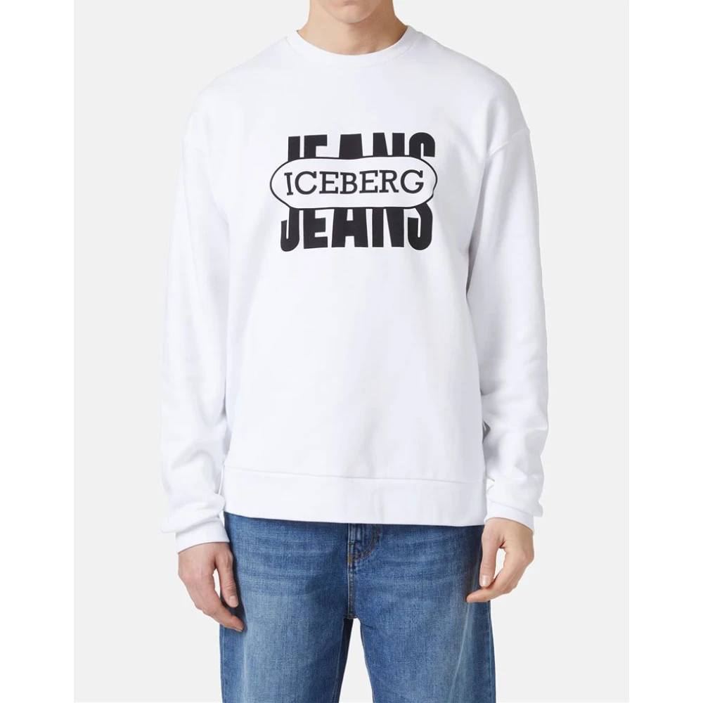 Iceberg 50e verjaardag crewneck sweatshirt White Heren