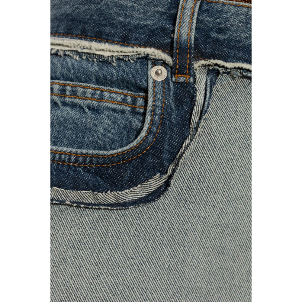 Marni Jeans met binnenstebuiten effect Blue Dames