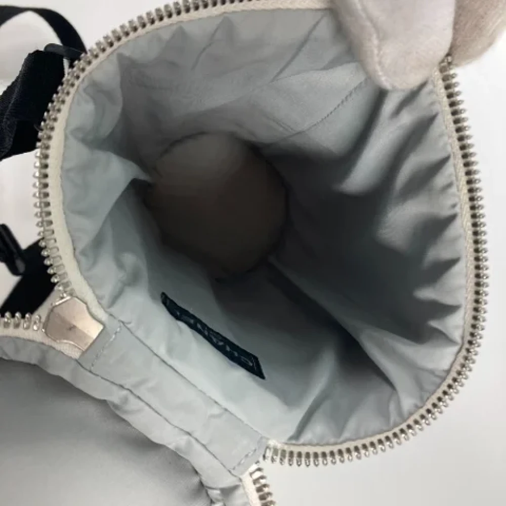 Chanel Vintage Pre-owned Fabric chanel-bags White Dames