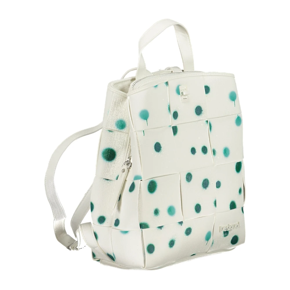 Desigual Witte Rugzak met Verstelbare Banden White Dames