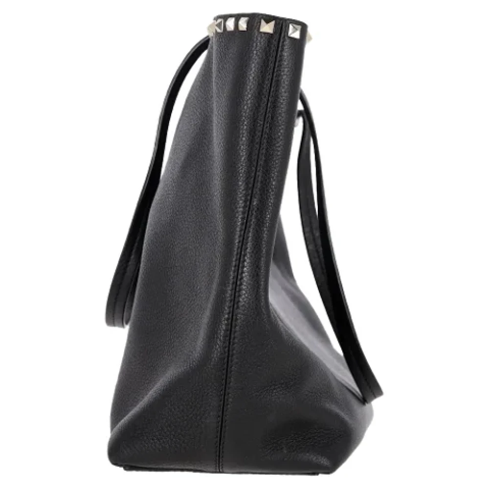 Valentino Vintage Pre-owned Leather shoulder-bags Black Dames
