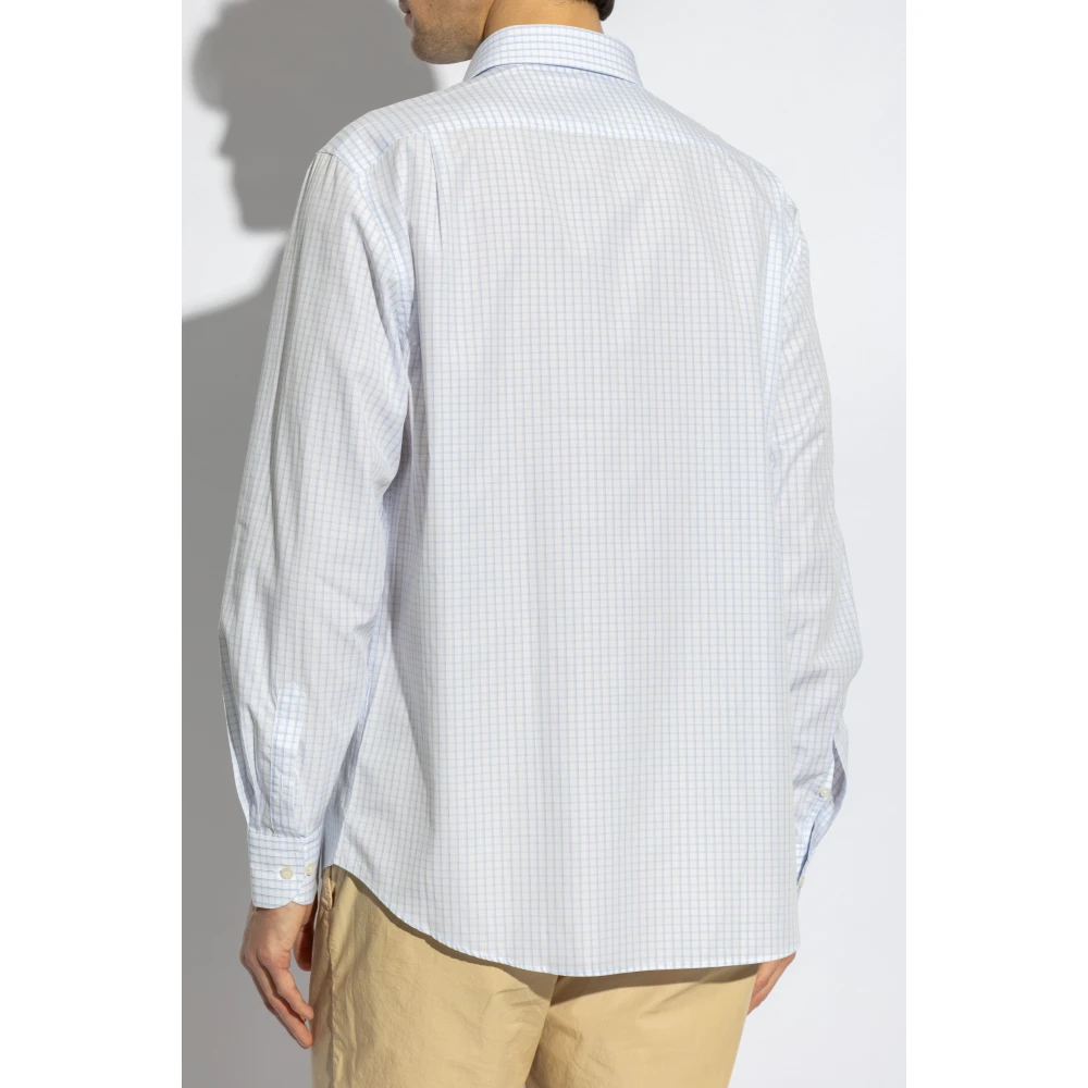 PAUL & SHARK Geruit overhemd Blue Heren