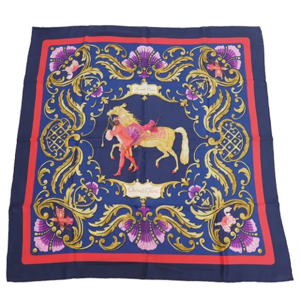 Pre-owned > Pre-owned Accessories > Pre-owned Scarves - - Hermès Vintage - Modalova