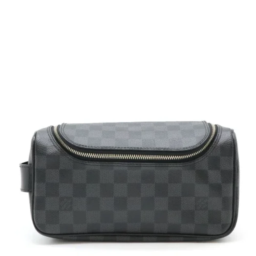 Louis Vuitton Vintage Pre-owned Canvas clutches Black Dames