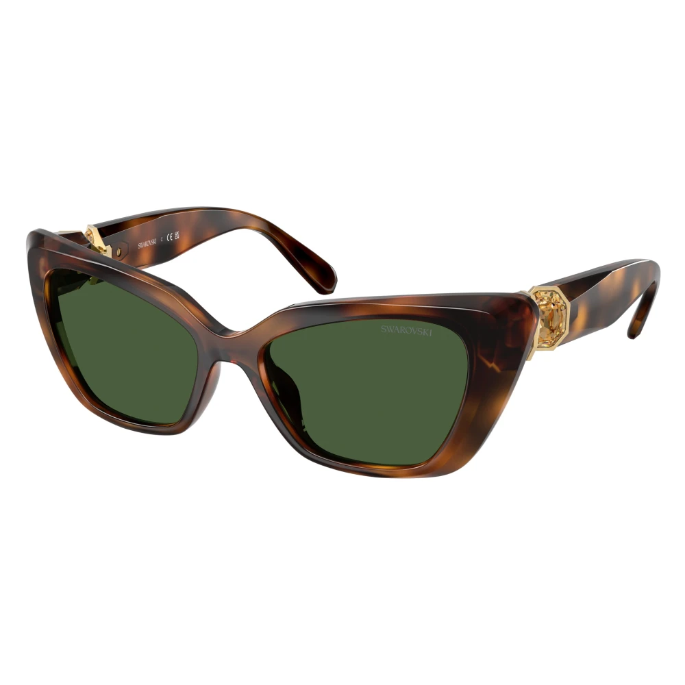 Swarovski Women's Brown Sk6047 Sunglasses - Sunglasses - 54 Mm - Accessories