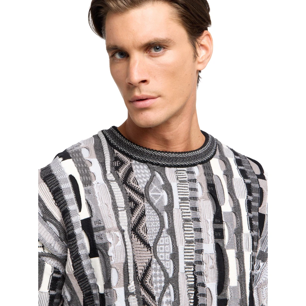 carlo colucci Diamant gebreide trui Multicolor Heren