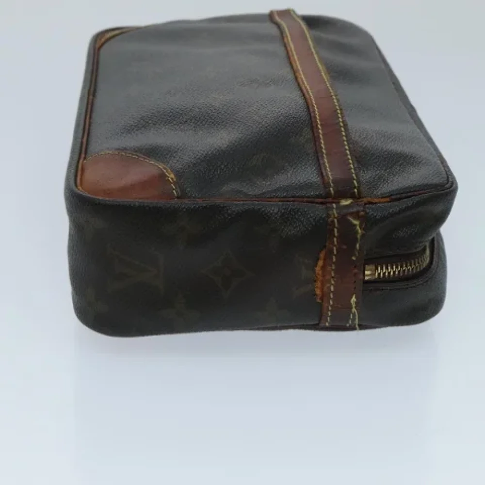Louis Vuitton Vintage Pre-owned Canvas clutches Brown Dames