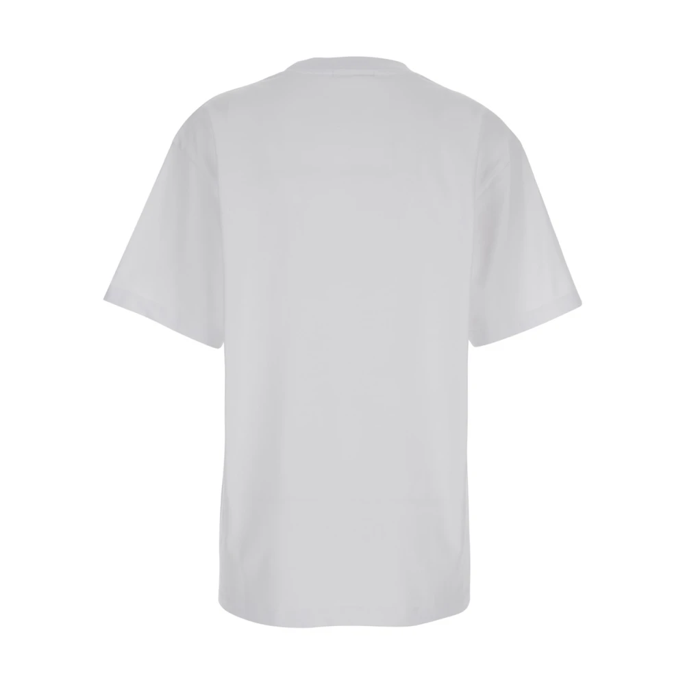 Maison Kitsuné Flash Fox Tee Wit White Dames