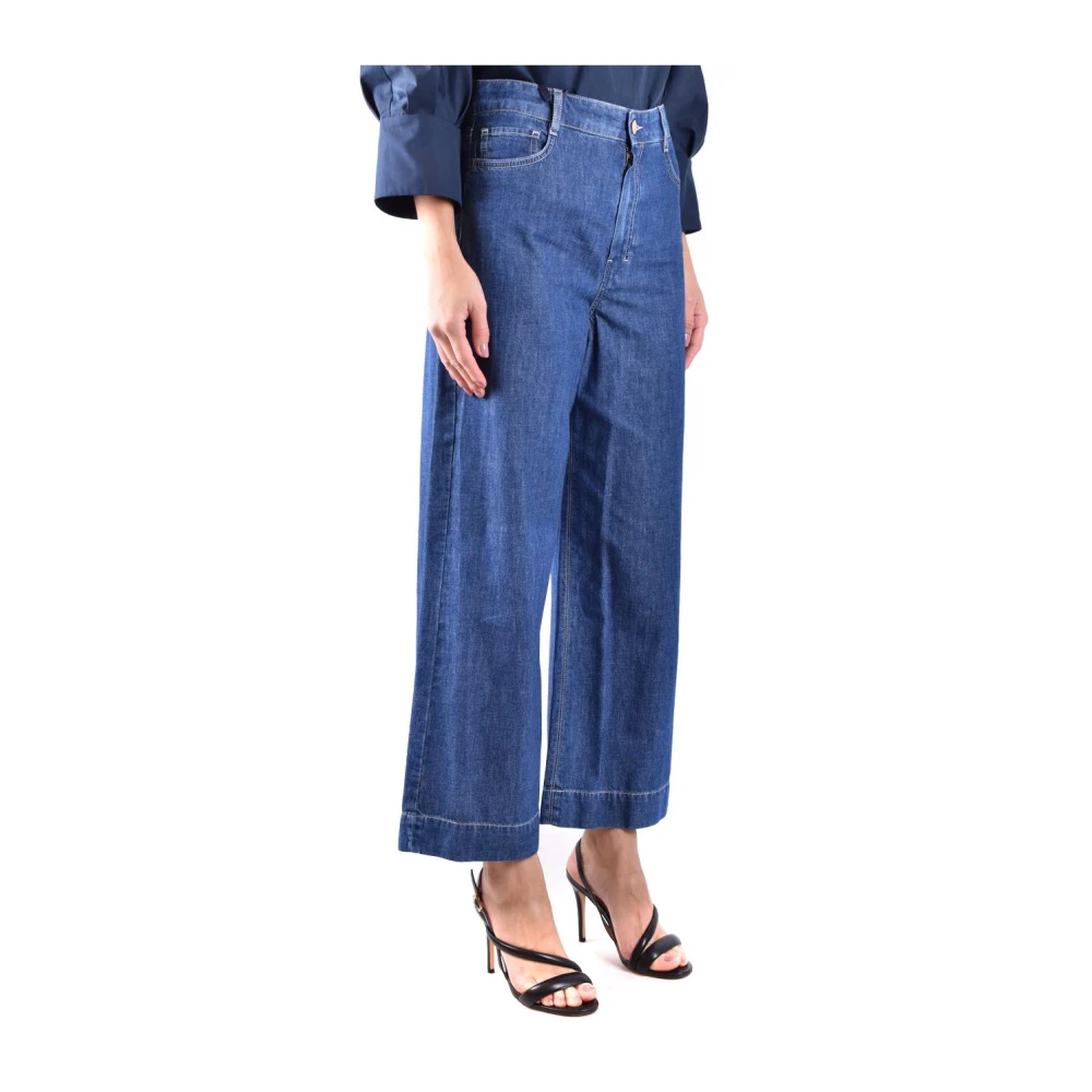 Max Mara Klassieke Denim Jeans voor Dagelijks Gebruik Blue Dames