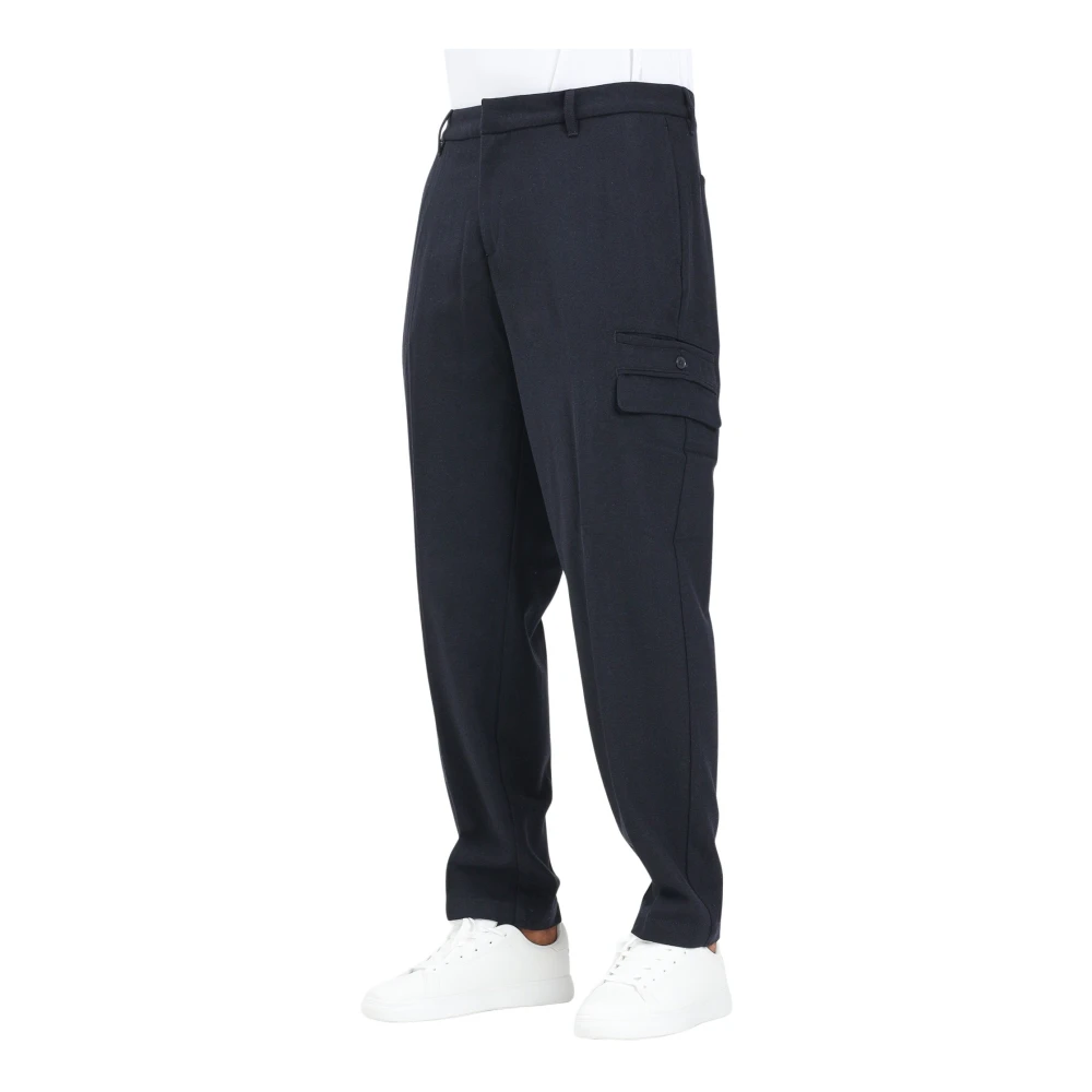 Armani Exchange Straight Trousers, Male, W32, Casual Trousers Blue
