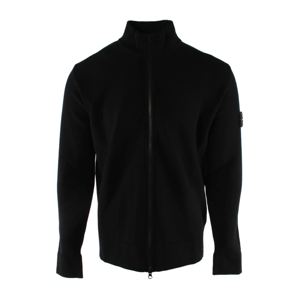 Stone Island Zip-through Vest Black Heren