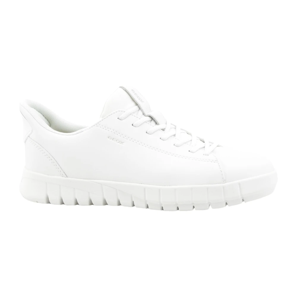 Geox Hombre Blanco Zapatos, Talla: 41 Eu