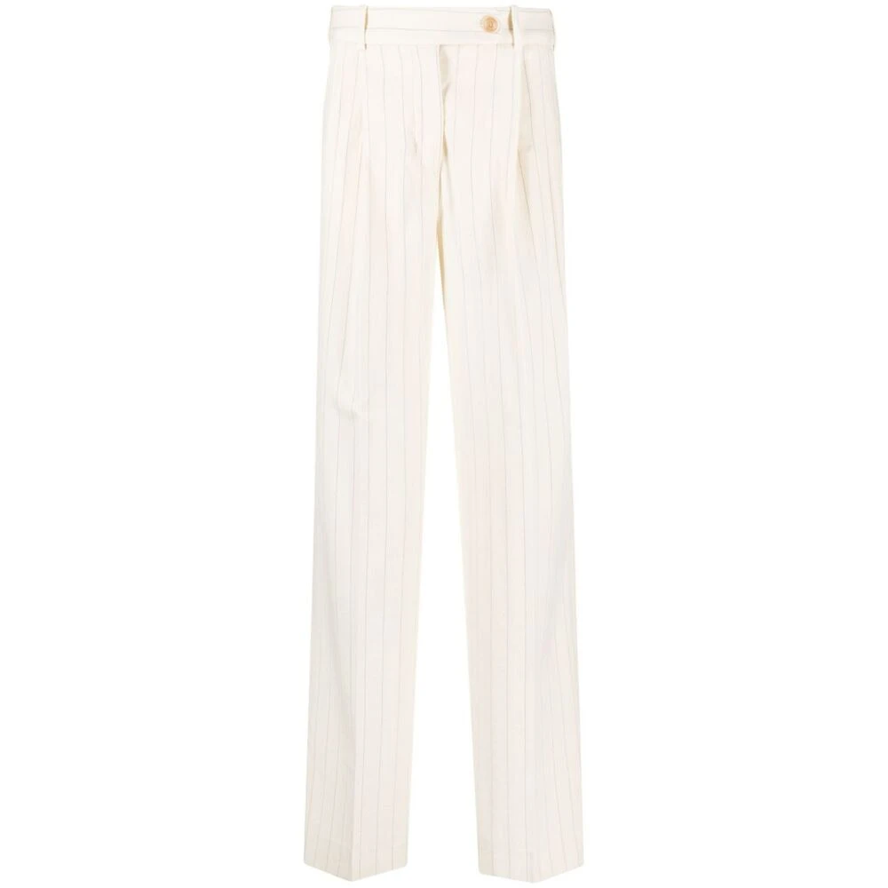 Zimmermann Luminosity Gestreepte Maatwerk Broek Beige Dames