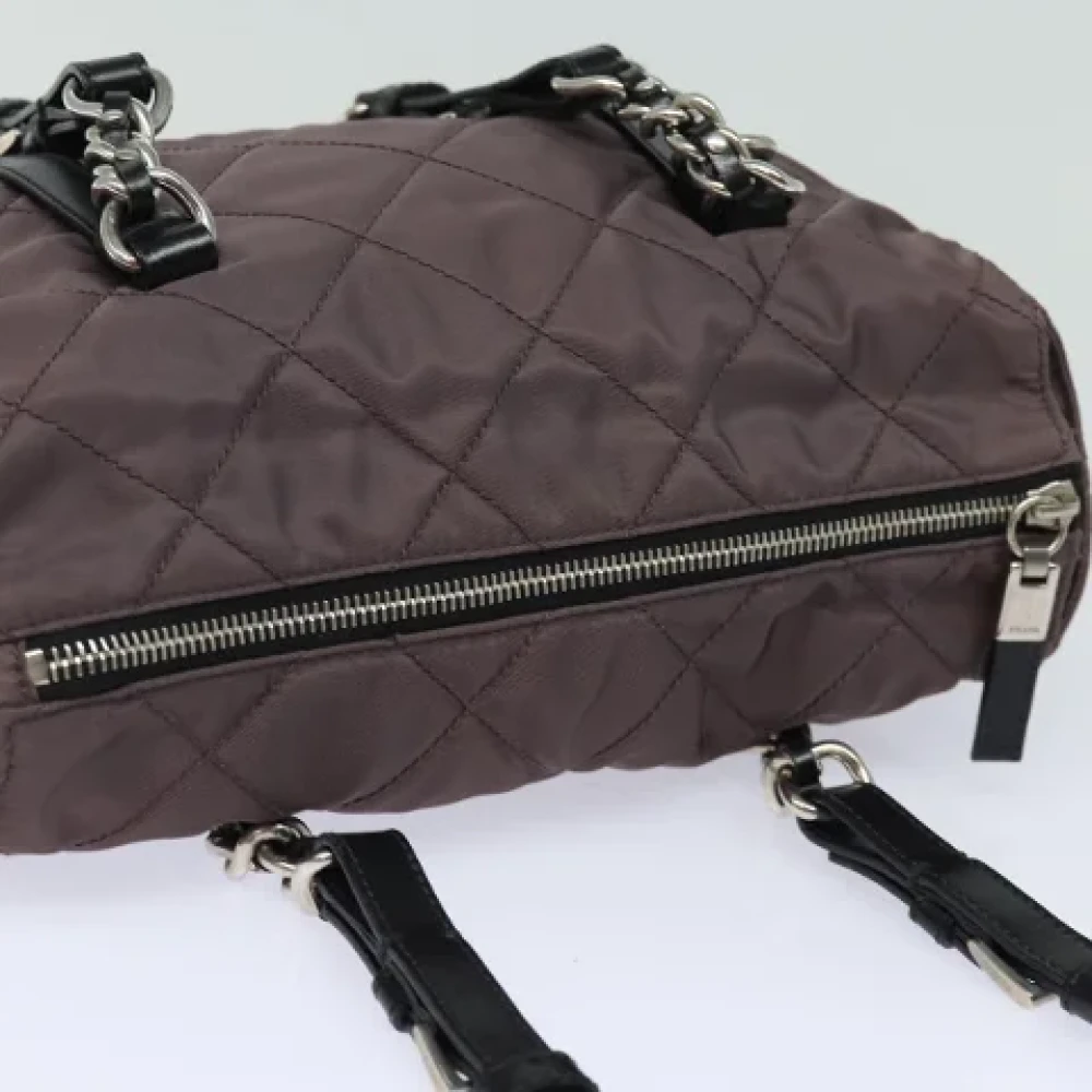 Prada Vintage Pre-owned Fabric prada-bags Purple Dames