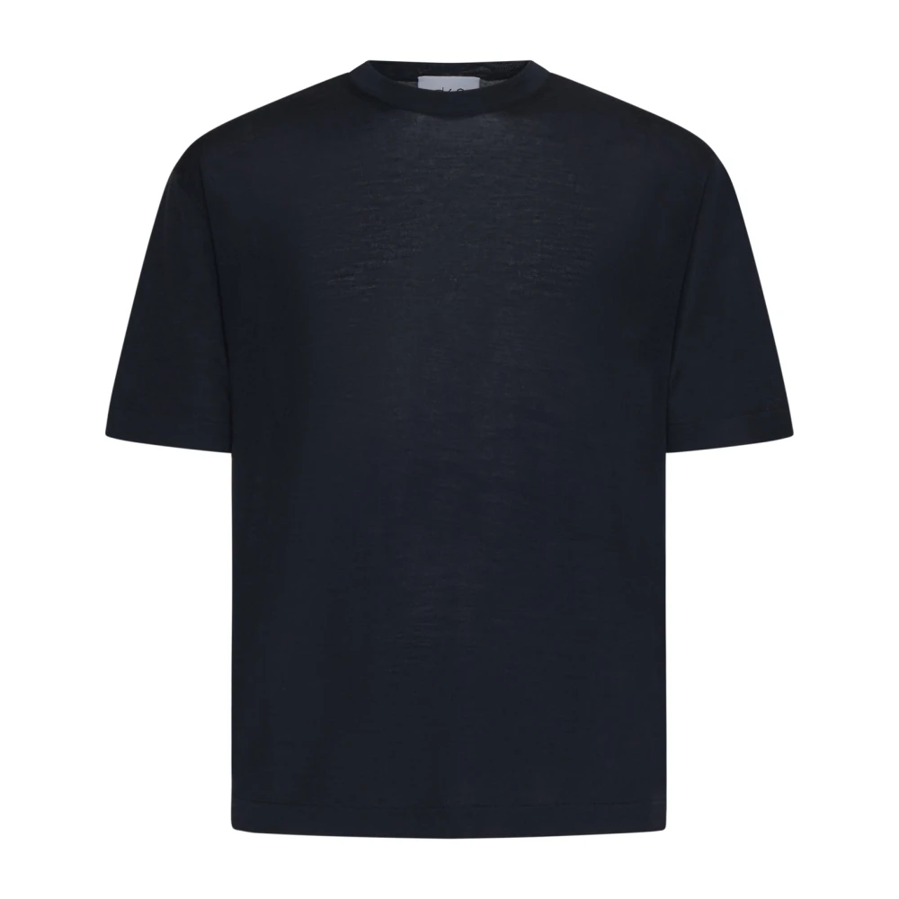 D4.0 Blauwe T-shirts en Polos Blue Heren