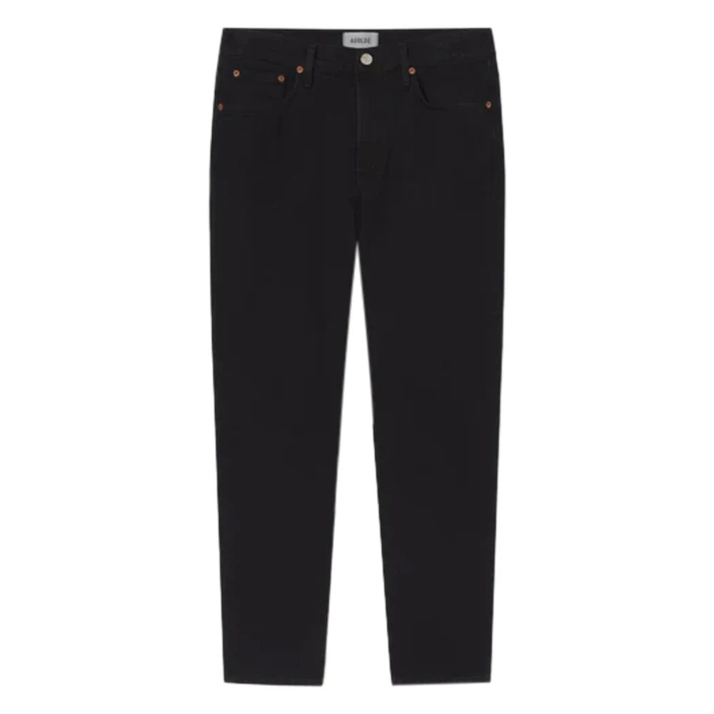 Agolde Black Curtis Jean In Kelvin Trousers - Male - Straight Fit Jeans - W30 - Jeans