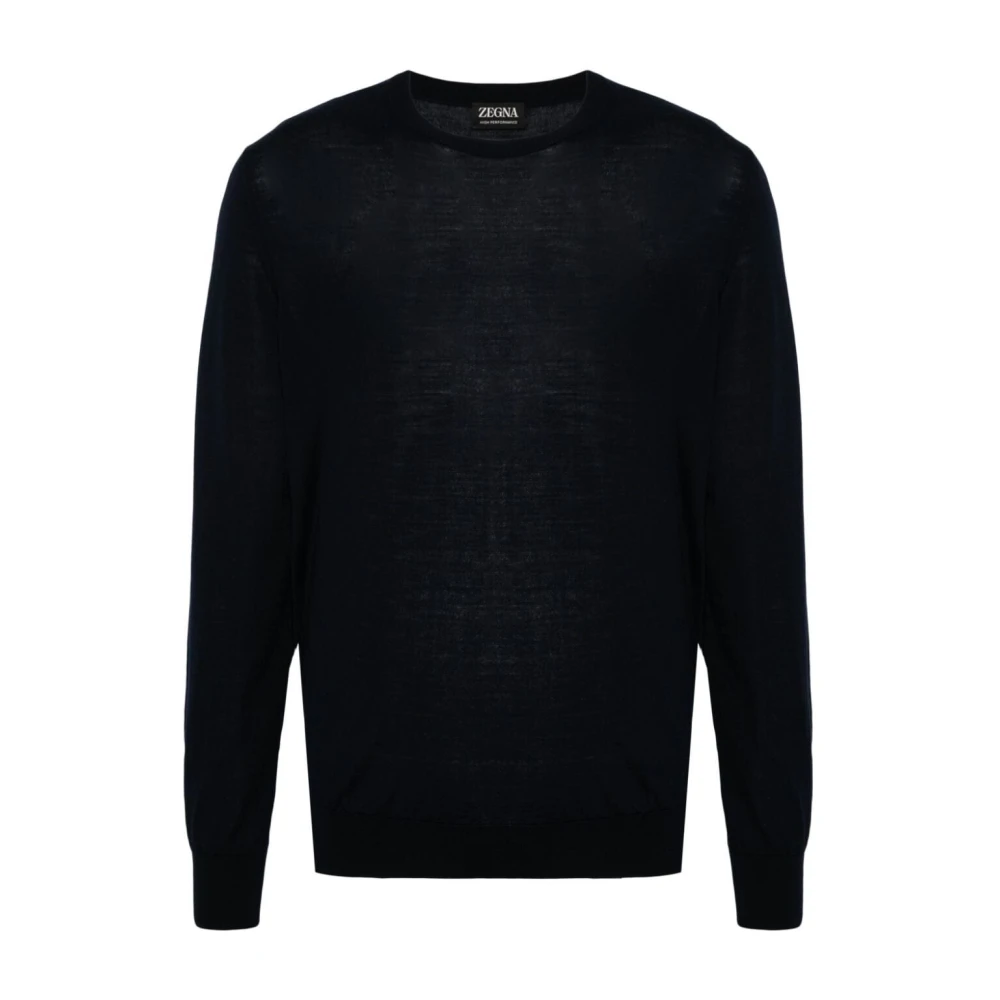 Ermenegildo Zegna B09 Crewneck Sweater Blue Heren