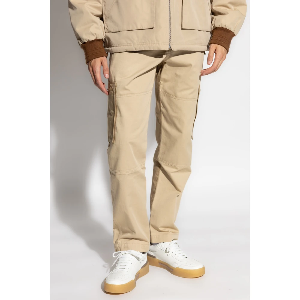 Kenzo Katoenen broek Beige Heren
