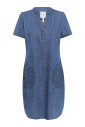 robe-en-jean-bleue-a-manches-courtes