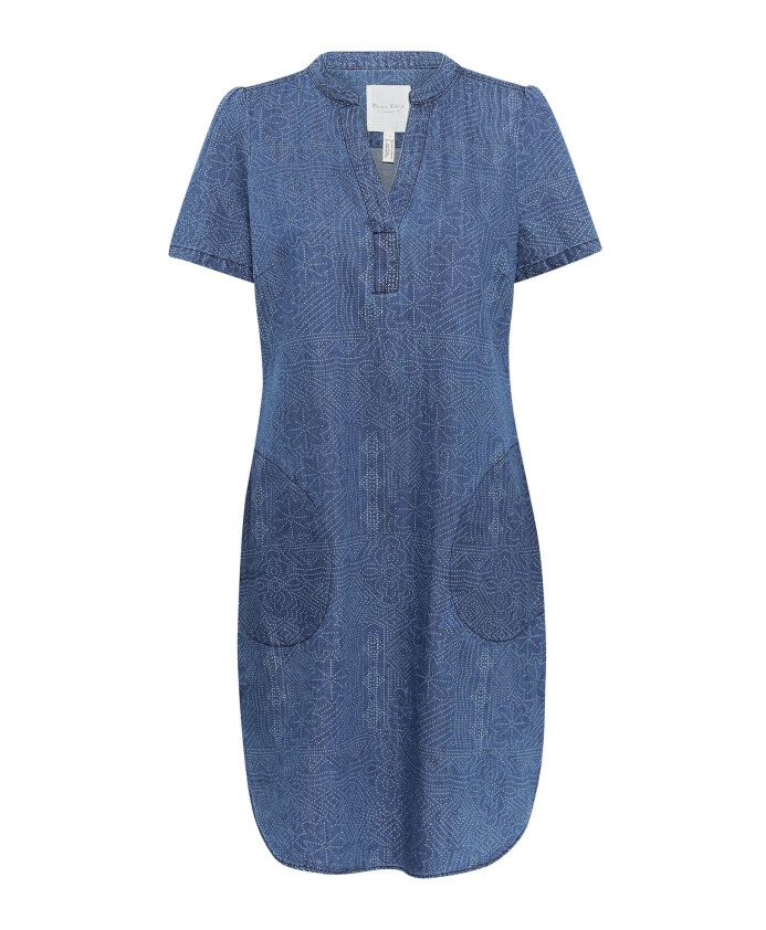 robe-en-jean-bleue-a-manches-courtes