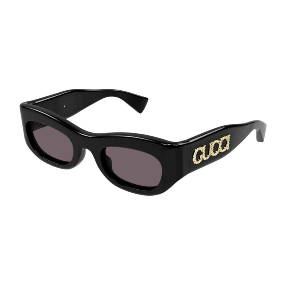 Gucci Women's Black Sunglasses, 51 Mm, Cat Eye Sunglasses