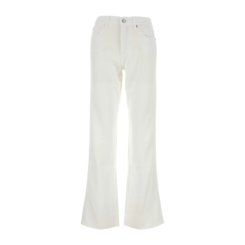7 For All Mankind Witte Tess Broek White Dames